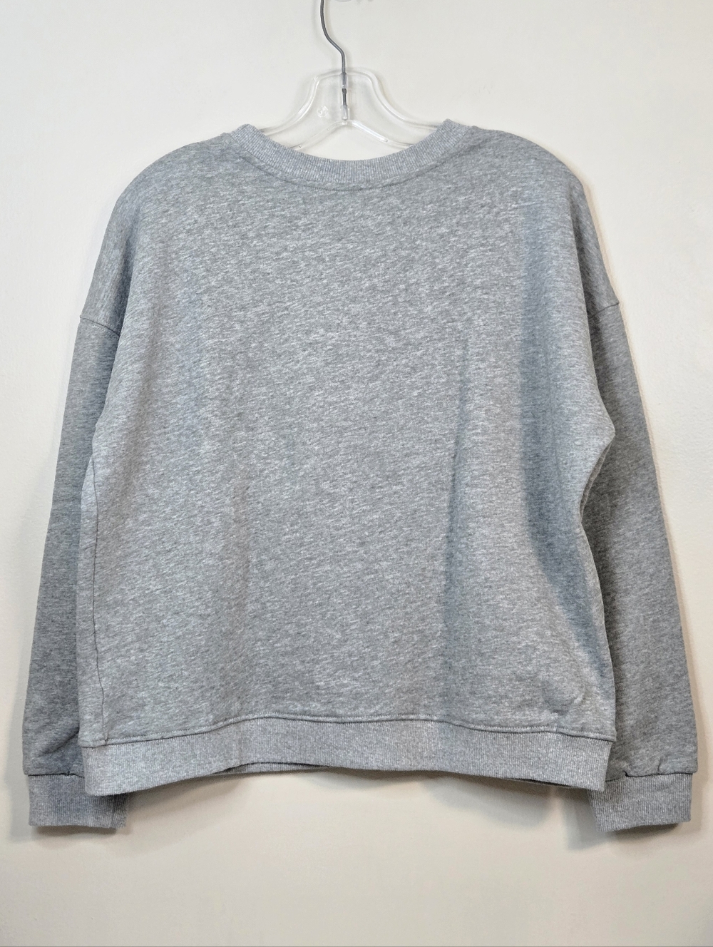🧸Grey Unisex Big Bear Crewneck Sweatshirt, Size S ~ EUC ~ *Brand Tags Missing* - Picture 5 of 7